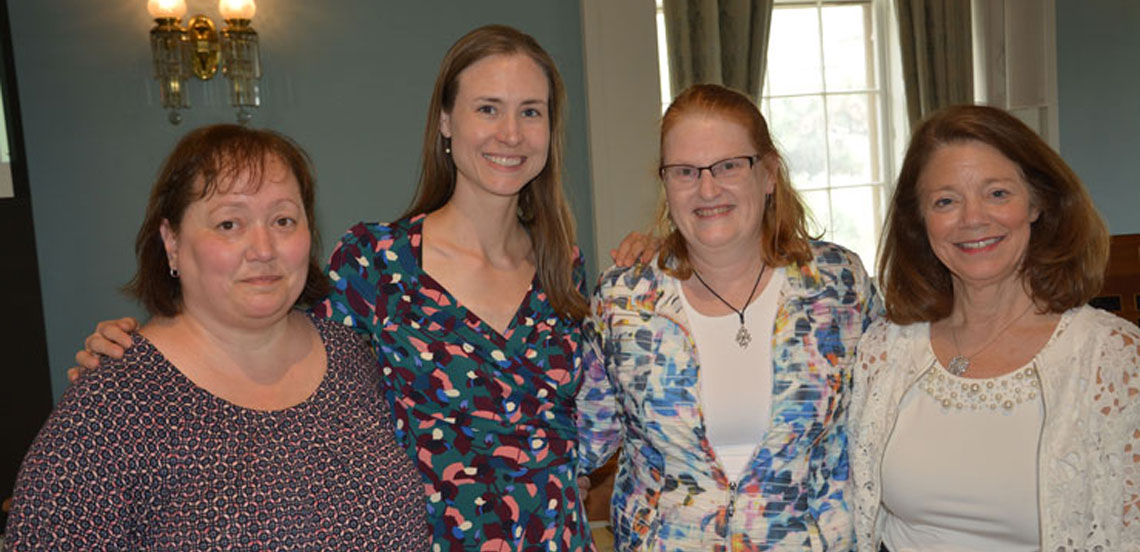 Professor Kathleen Sluka and her students and staff.