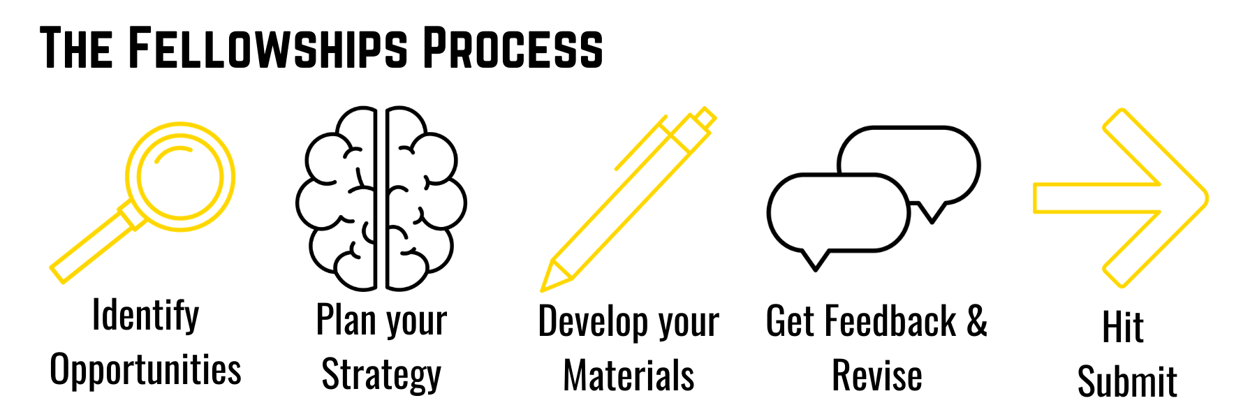 Fellowships process graphic