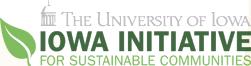 University of Iowa Iowa Initiative for Sustainable Communities logo