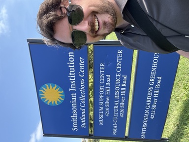Matthew Bowman at the Smithsonian Suitland Collections Center