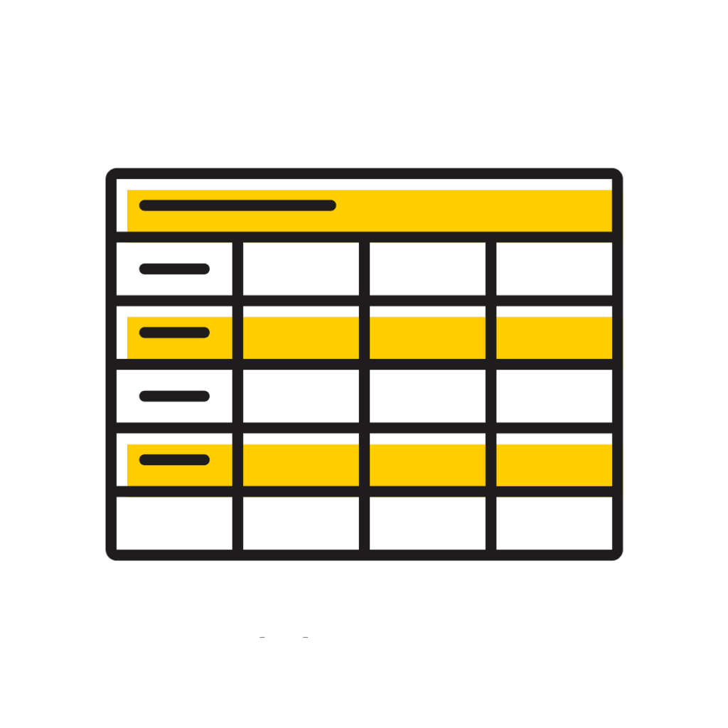 Spreadsheet icon