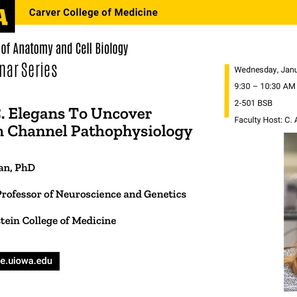  ACB Seminar Series - Dr. Peri Kurshan  promotional image