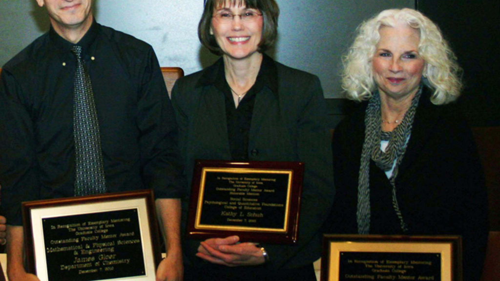 2010 Faculty Mentor Award winners