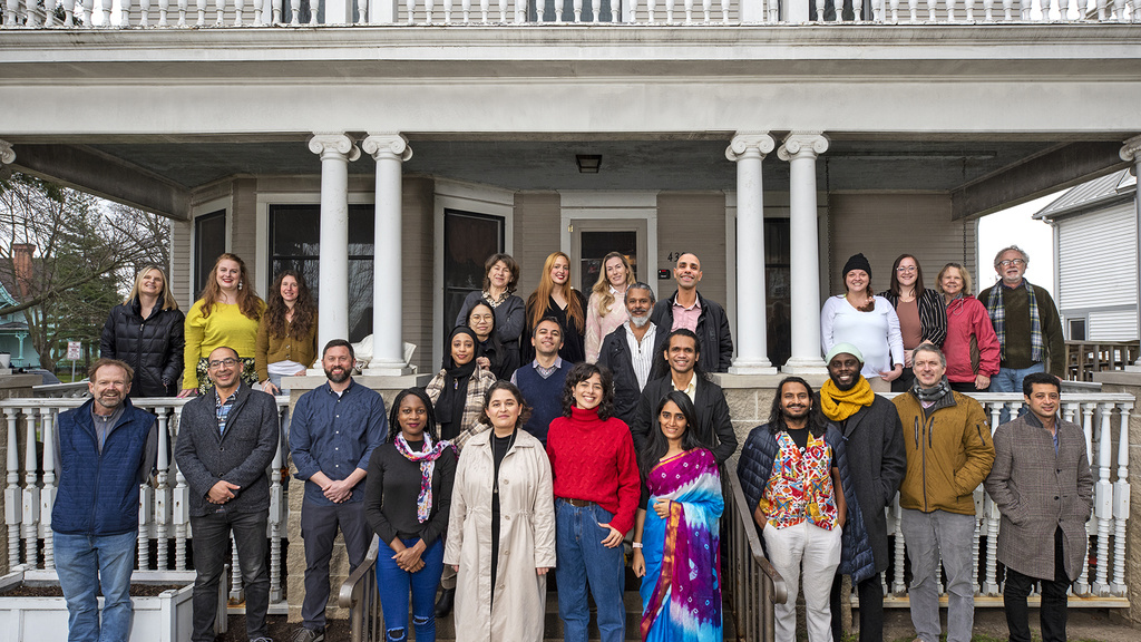 Group photo from the IWP's Spring 2022 Residency Program 