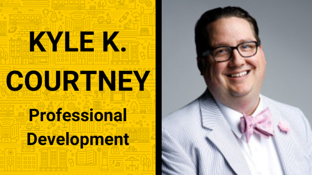 SLIS Professional Development Series: Kyle K. Courtney promotional image